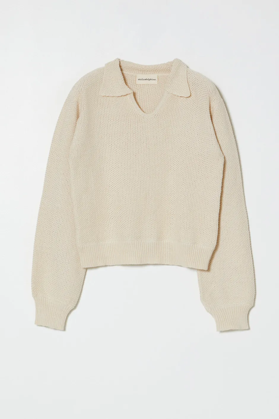 Anonymous Ism AD Polo Shirt Long Sleeve-Women Knitwear