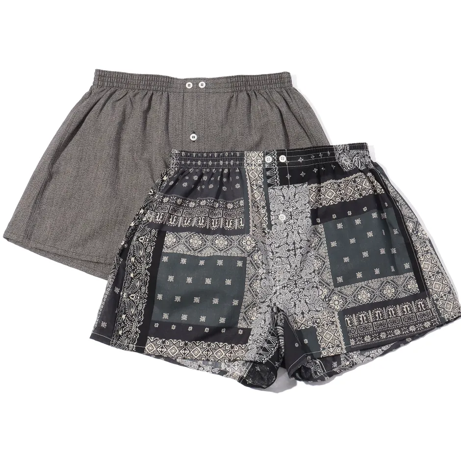 Anonymous Ism Bandana & Solid 2pack Boxers- Underwear|Accessories
