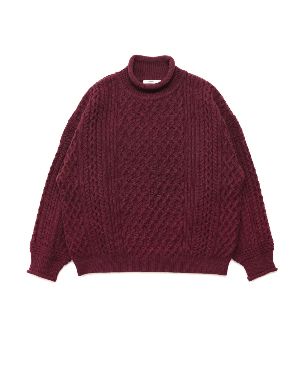 Anonymous Ism Banka Curl High Neck- Knitwear
