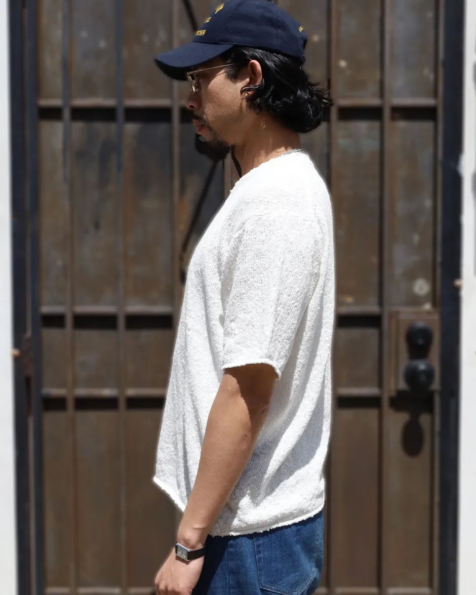 Anonymous Ism Boucle Slub H/S Knit- Knitwear|Tops
