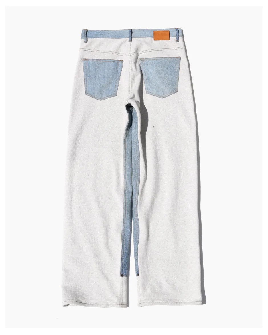 Anonymous Ism Denim Patched Sweat Pants- Bottoms
