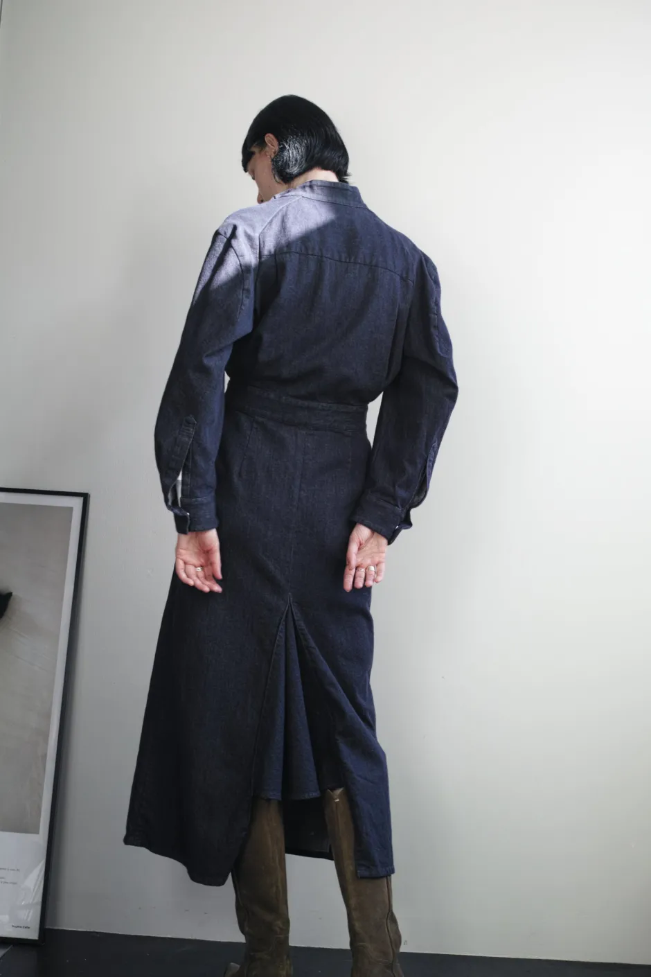 Anonymous Ism DENIM SHIRTS DRESS-Women Dress