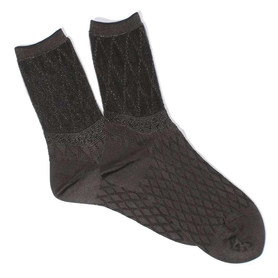 Anonymous Ism Diamond Glitter Socks-Women Womens