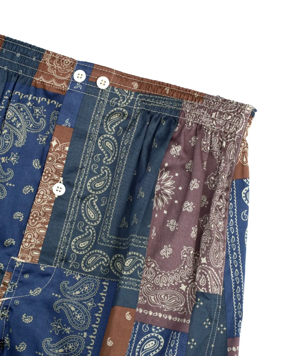 Anonymous Ism Fine Satin Paisley Boxer- Underwear|Accessories