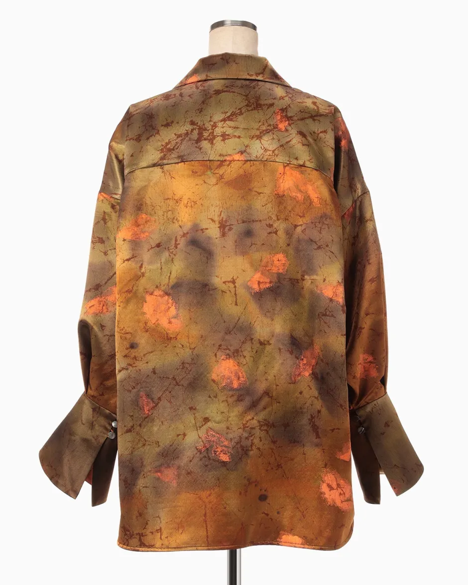 Anonymous Ism Hand Painted Oversize Shirt-Women Tops|Tops