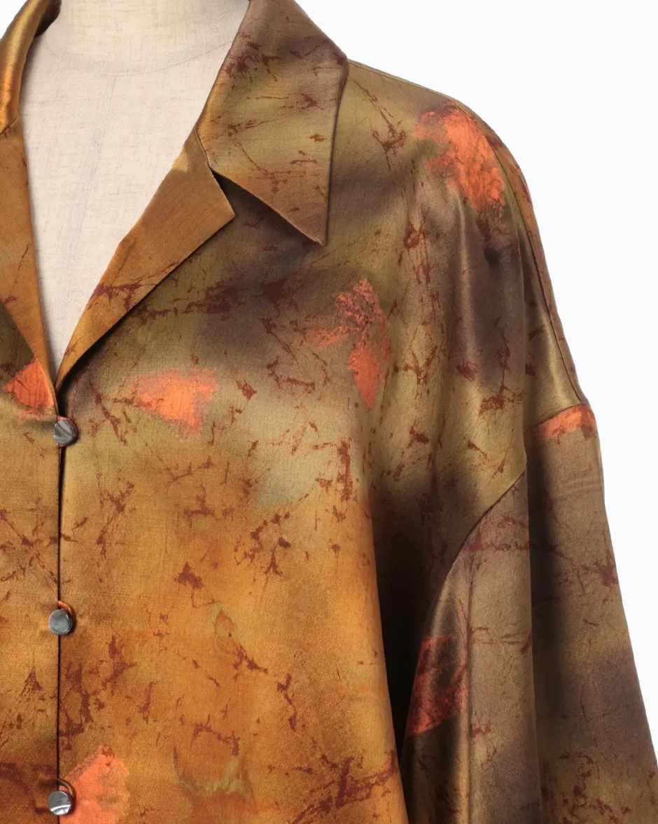 Anonymous Ism Hand Painted Oversize Shirt-Women Tops|Tops