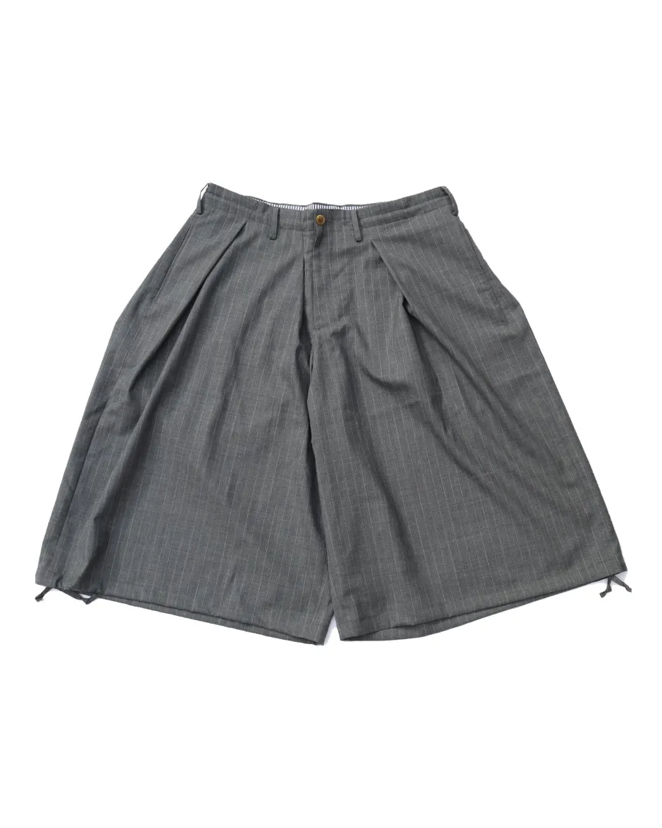 Anonymous Ism KHOKI - Wide-Leg Cropped Pants- Bottoms