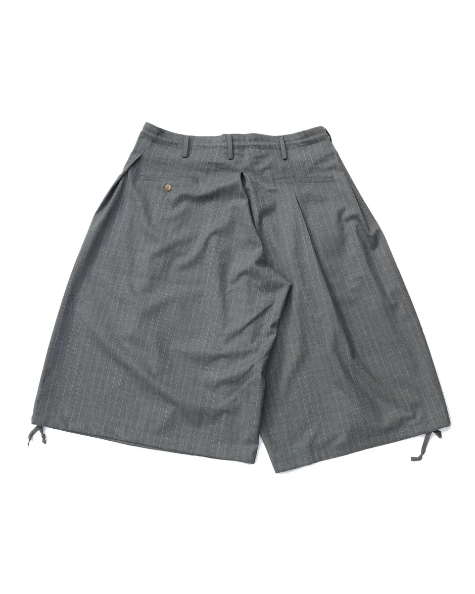 Anonymous Ism KHOKI - Wide-Leg Cropped Pants- Bottoms