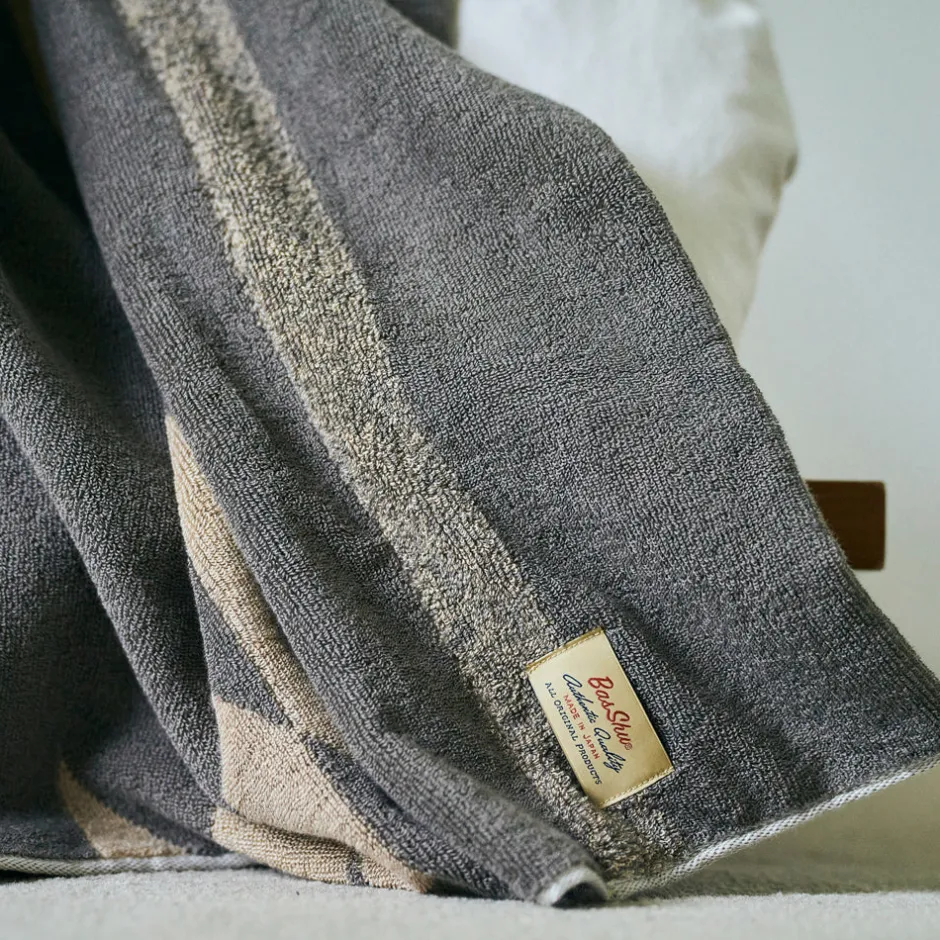 Anonymous Ism Large - Native Motif Cotton Pile Blanket - Beige- Blanket