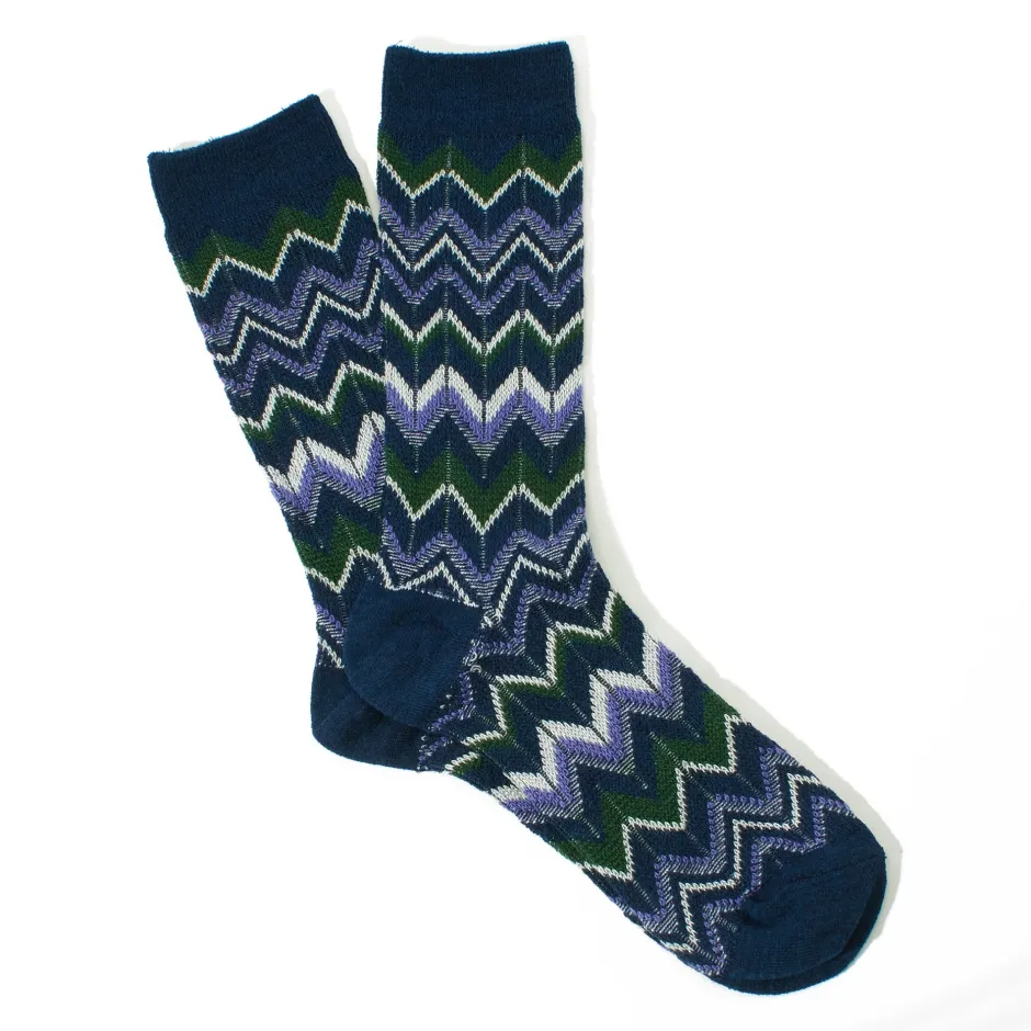Anonymous Ism Modern Herringbone Crew- Pattern|Seasonal