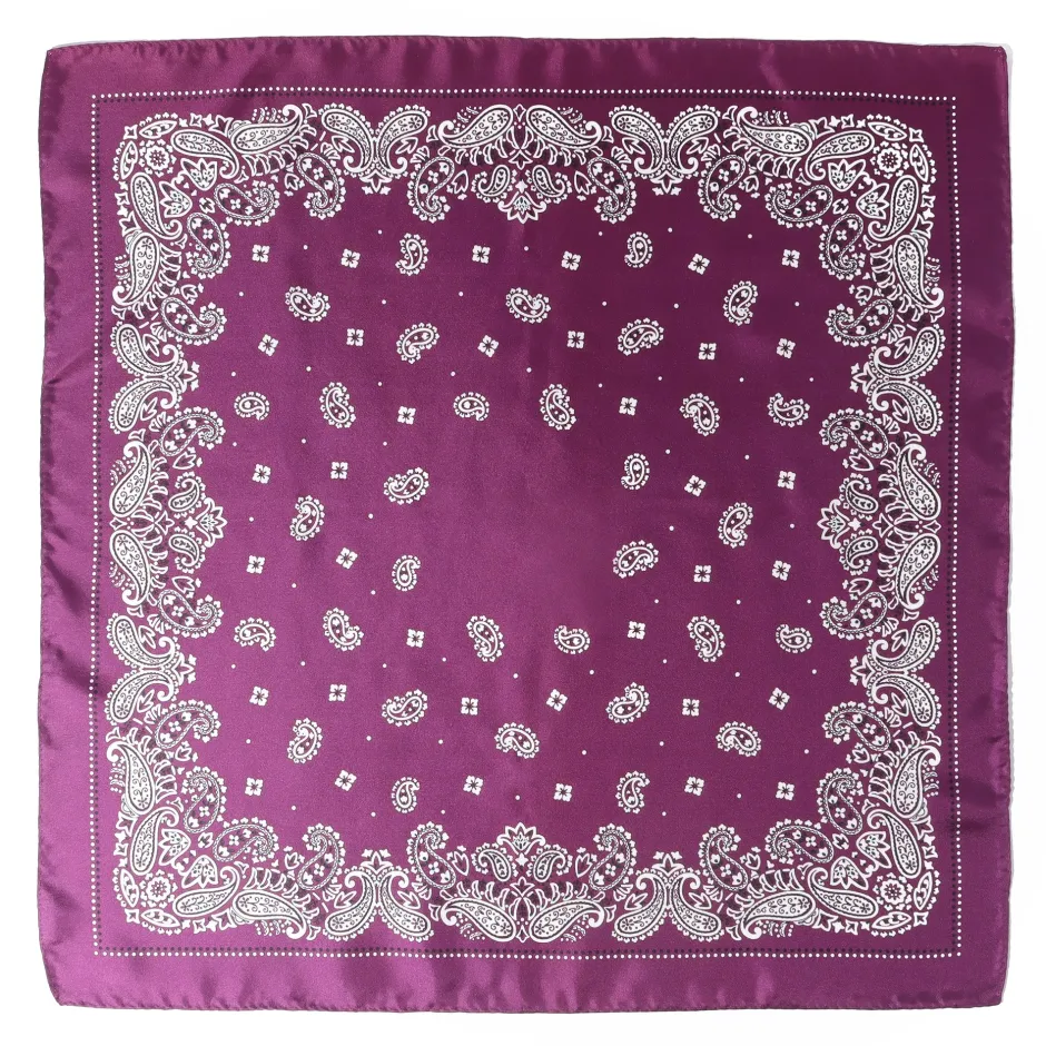 Anonymous Ism Paisley & Dots Silk Scarf- Bandana|Accessories