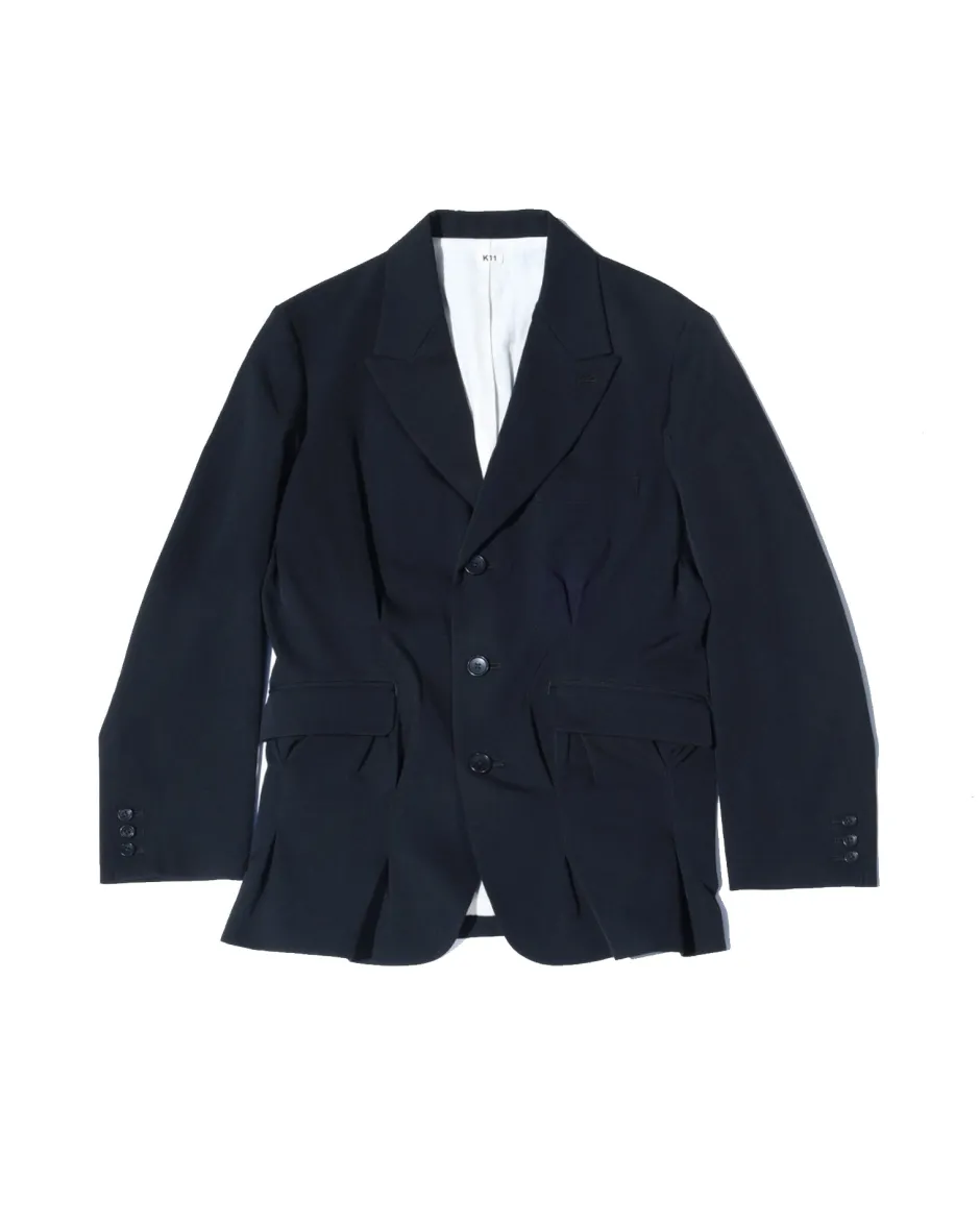 Anonymous Ism Pleat-detail Single-Breasted Jacket- Outer - Jacket