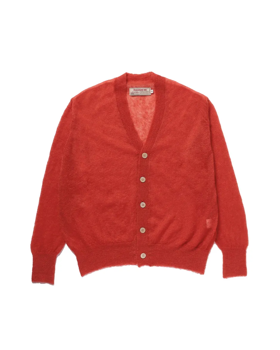 Anonymous Ism Sheer Mohair Cardigan- Knitwear