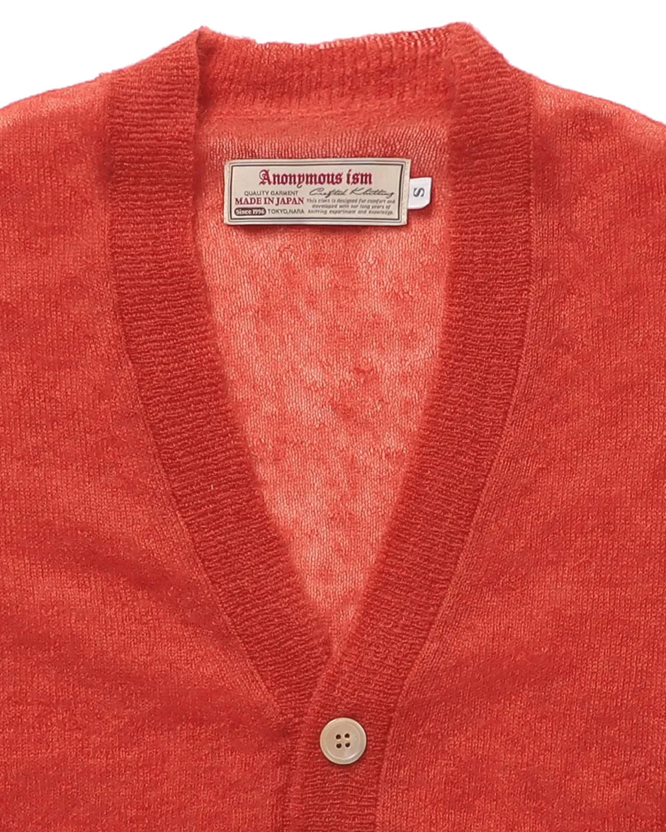 Anonymous Ism Sheer Mohair Cardigan- Knitwear