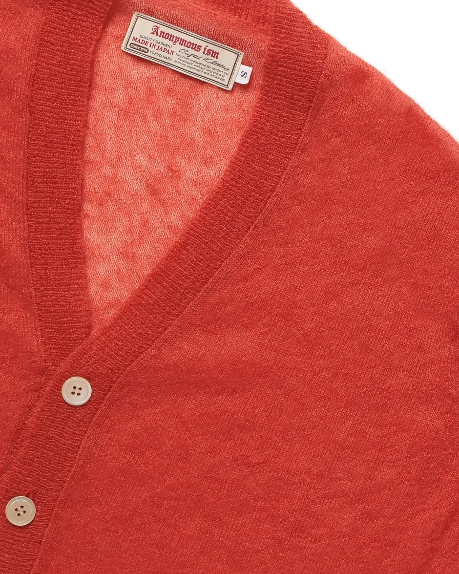 Anonymous Ism Sheer Mohair Cardigan- Knitwear