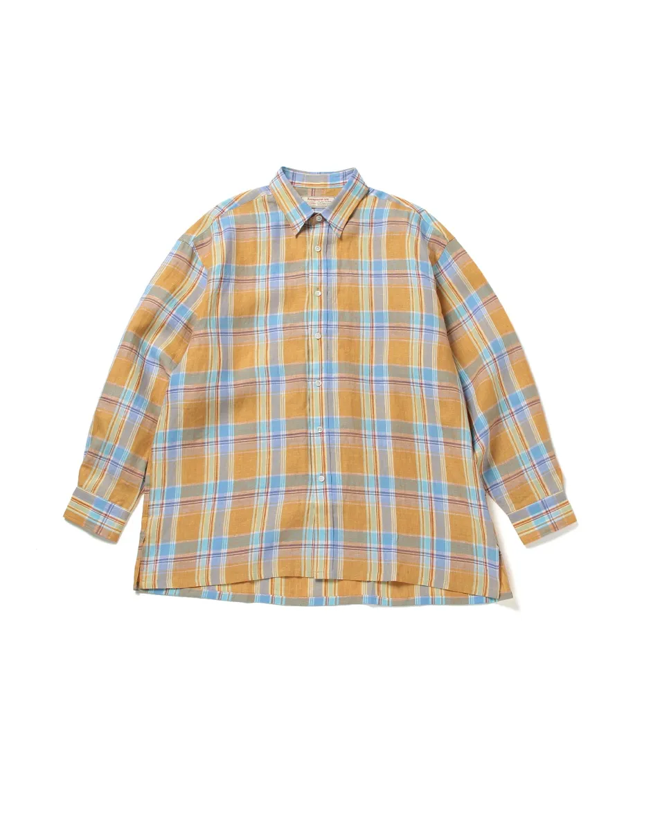 Anonymous Ism Signature Shirt - Madres Linen - Orange- Tops
