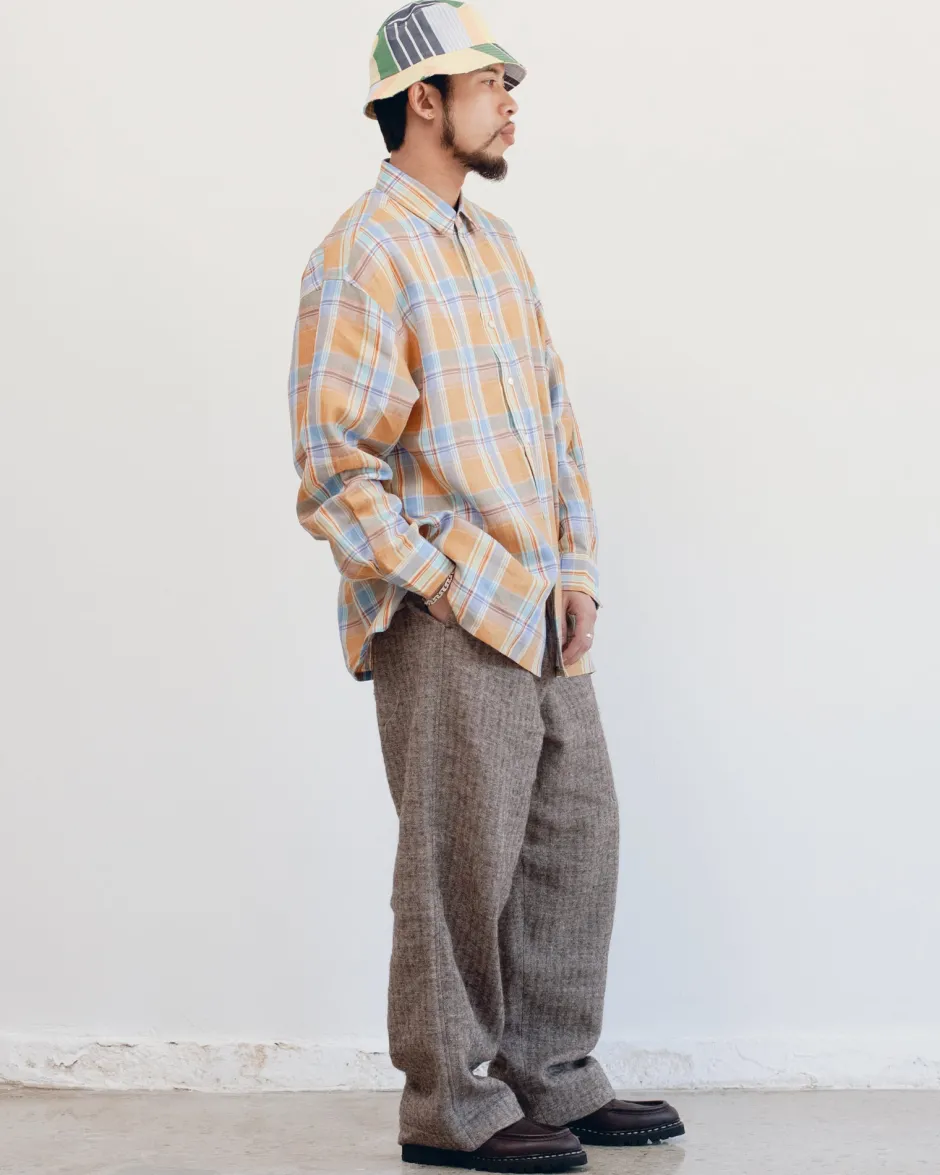 Anonymous Ism Signature Shirt - Madres Linen - Orange- Tops