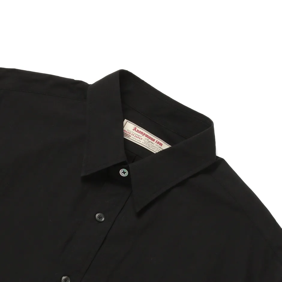 Anonymous Ism Signature Shirt - Super100's Wool - Black- Tops