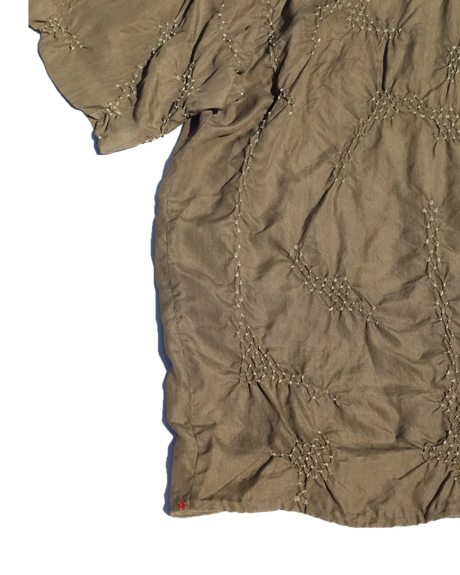 Anonymous Ism Silk Tie Dye Camp Shirt- Tops