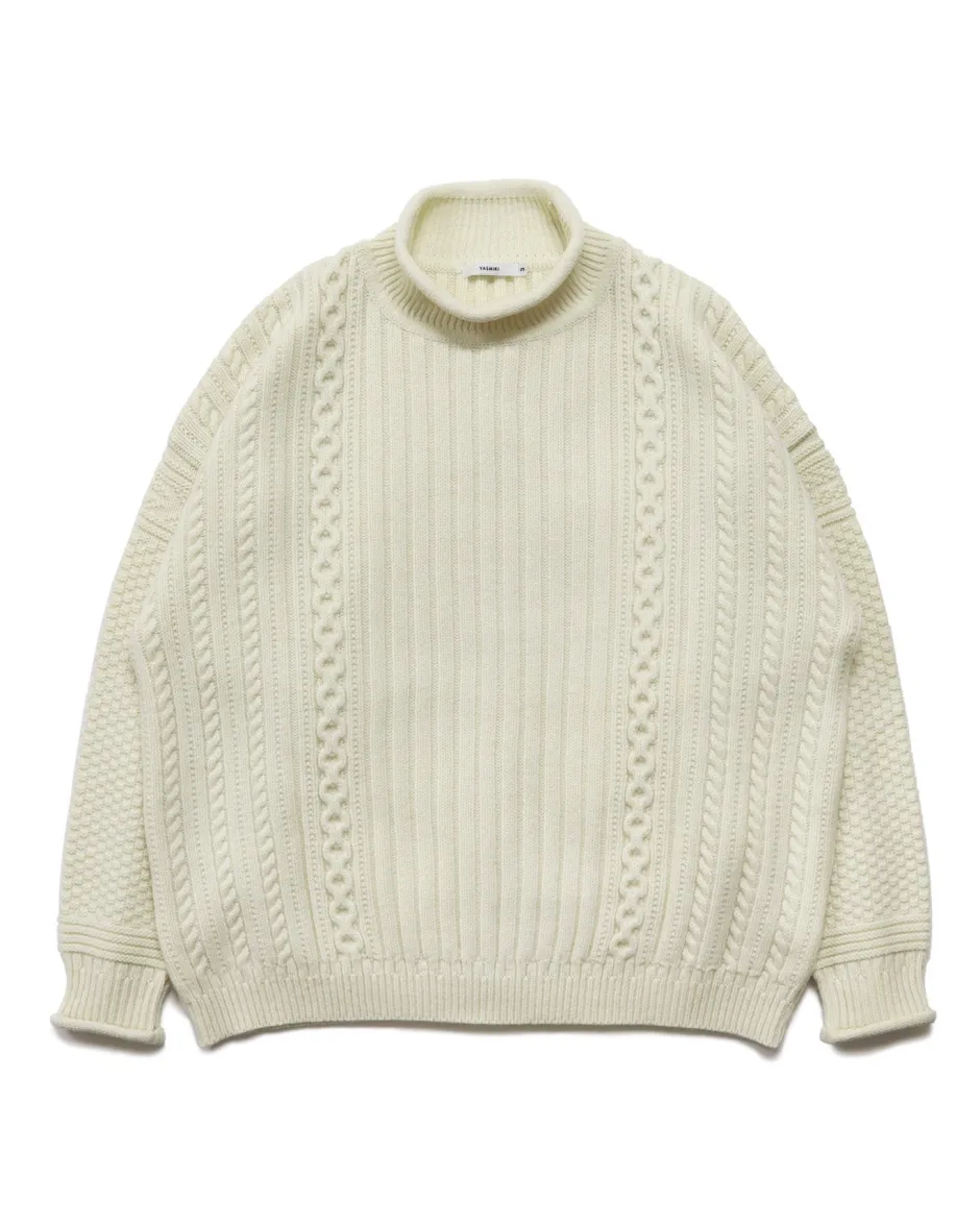 Anonymous Ism Sizuku Curl High Neck- Knitwear
