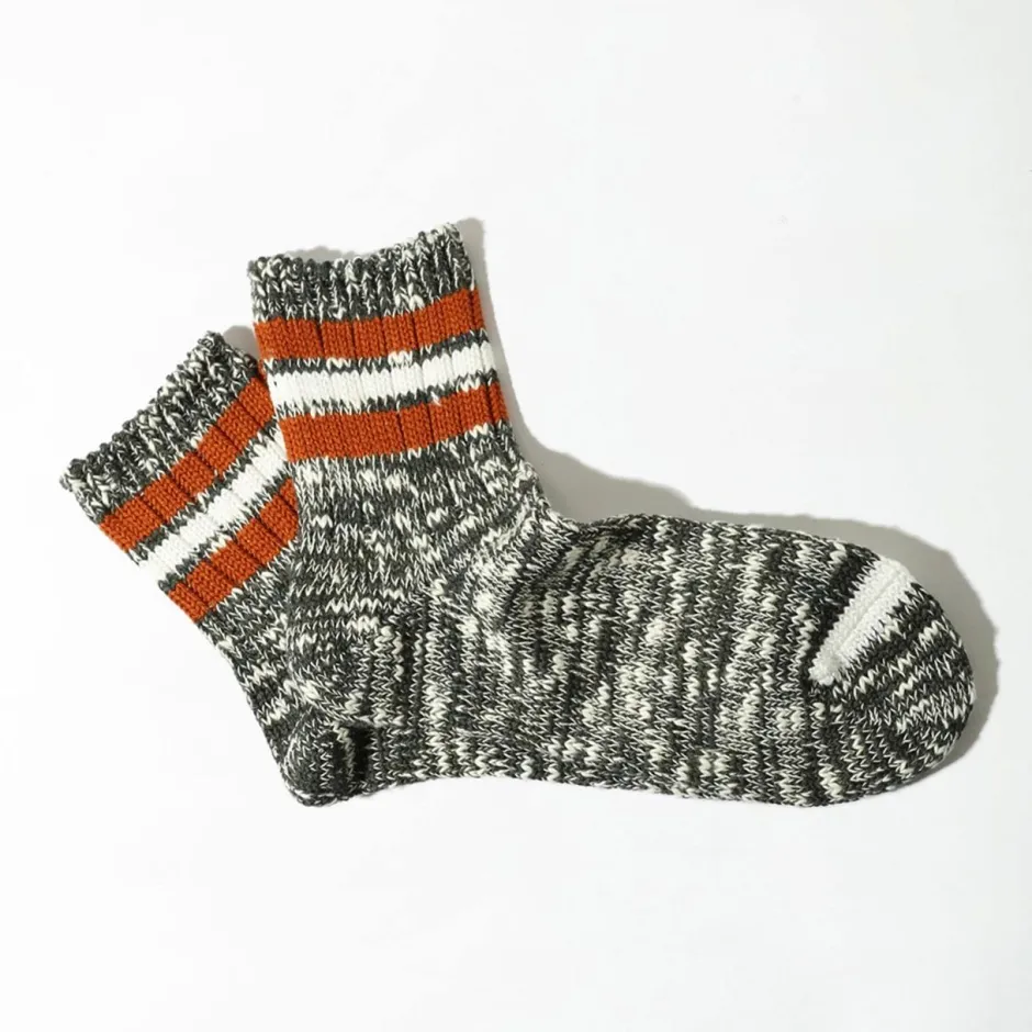 Anonymous Ism Stripes short slub socks- Stripes|Seasonal