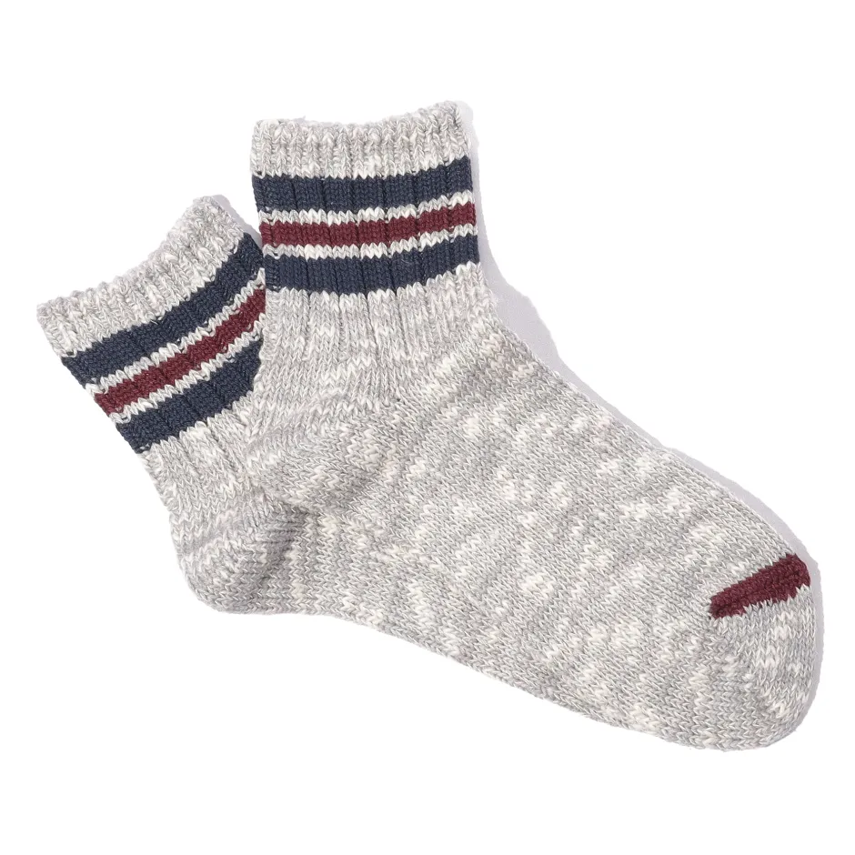 Anonymous Ism Stripes short slub socks- Stripes|Seasonal