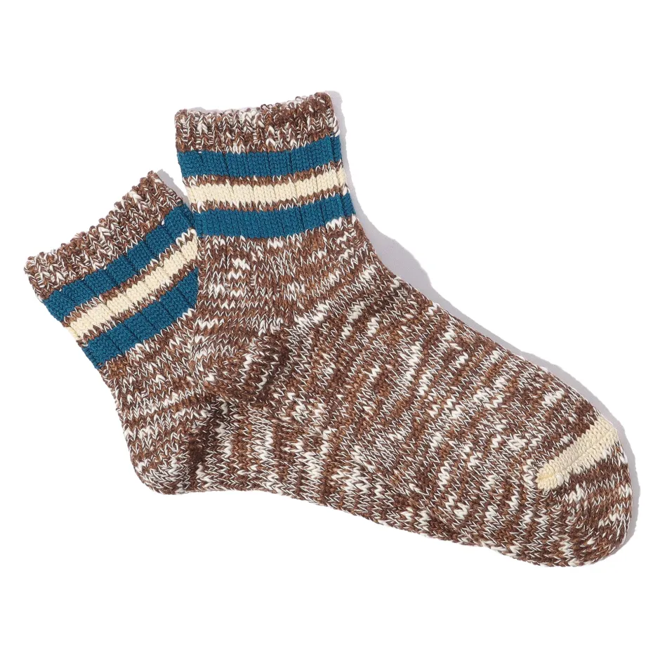 Anonymous Ism Stripes short slub socks- Stripes|Seasonal