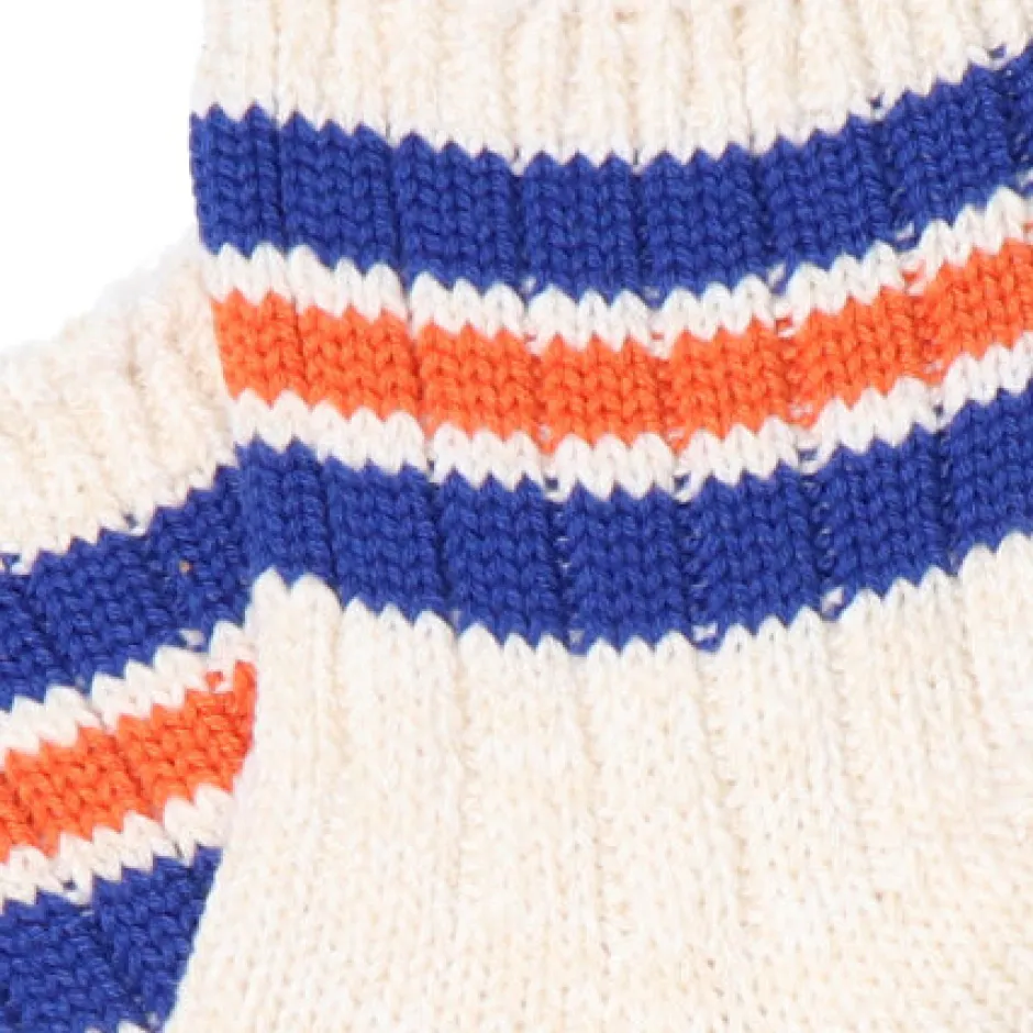 Anonymous Ism Stripes short slub socks- Stripes|Seasonal