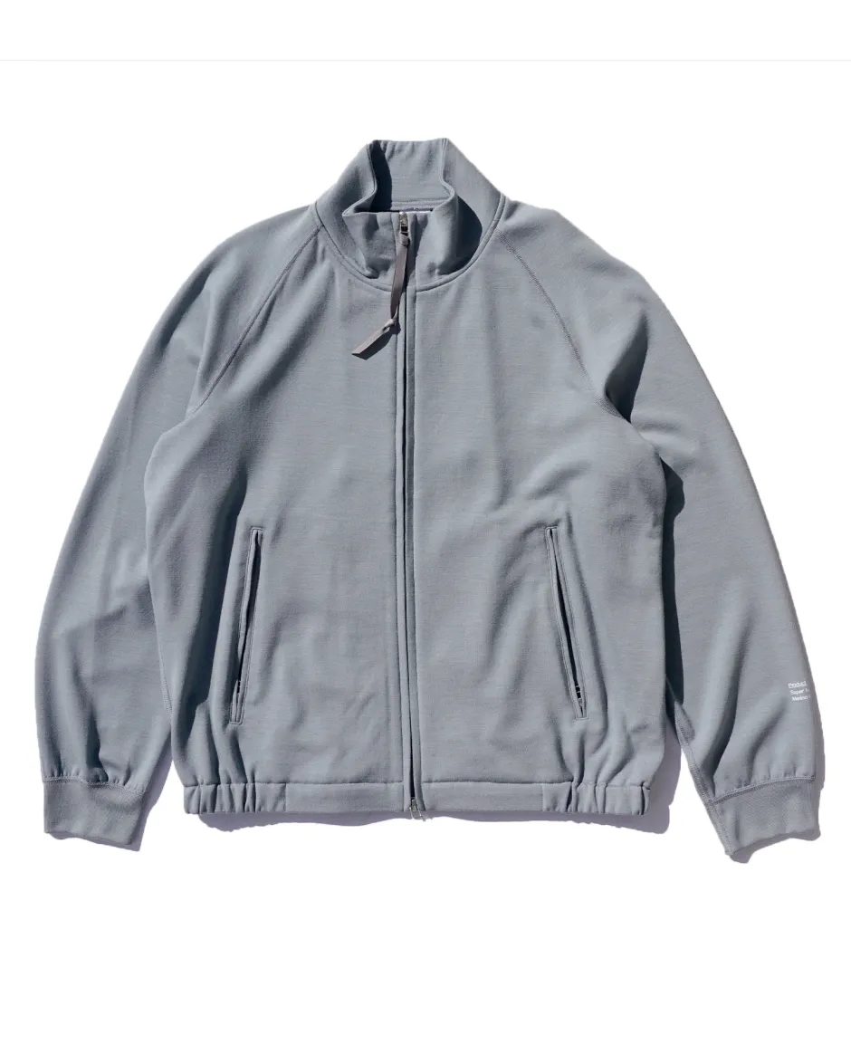 Anonymous Ism Super 140s Merino Wool Zip Up Sweat- Knitwear