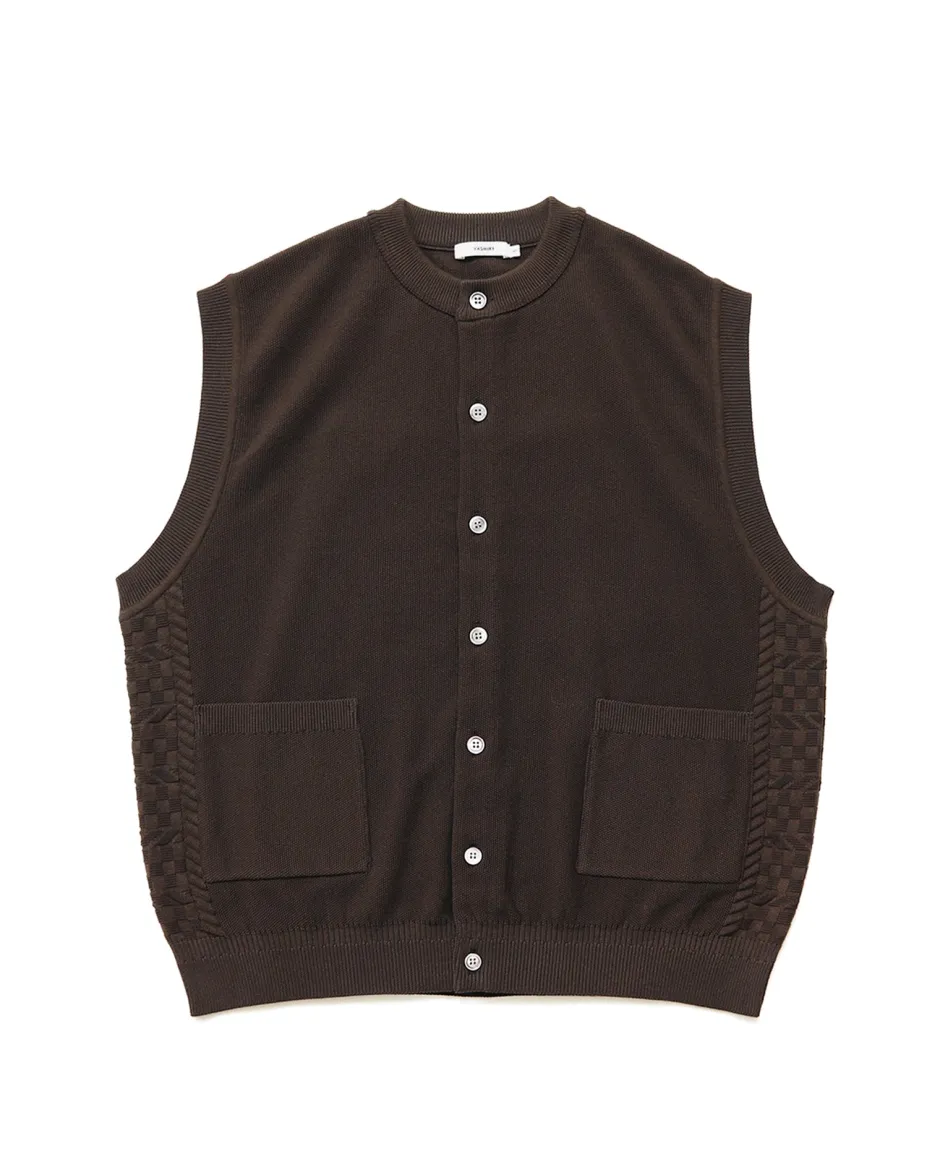 Anonymous Ism Tsukushi Vest- Knitwear
