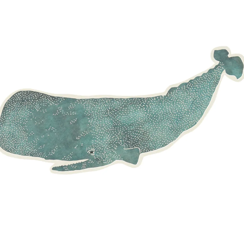 Anonymous Ism Whale - die cut postcard- Kata Kata